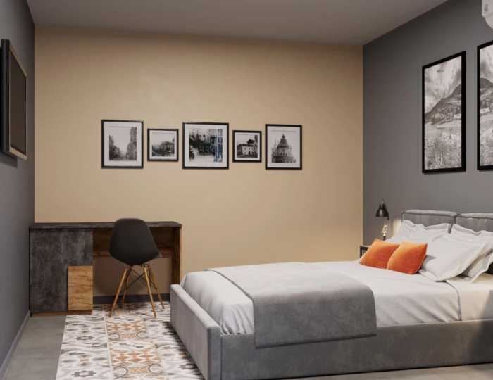 4-мест. 3-комн. апартаменты с кухней - Отель Aquarius Hotel / Аквариус Отель Цандрипш